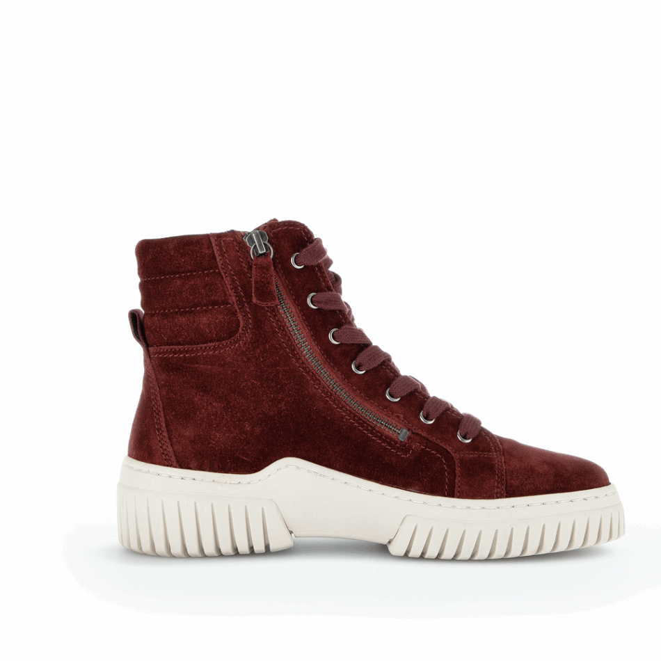 Sneaker Botte Gabor Rouge Foncé | Exclusif
